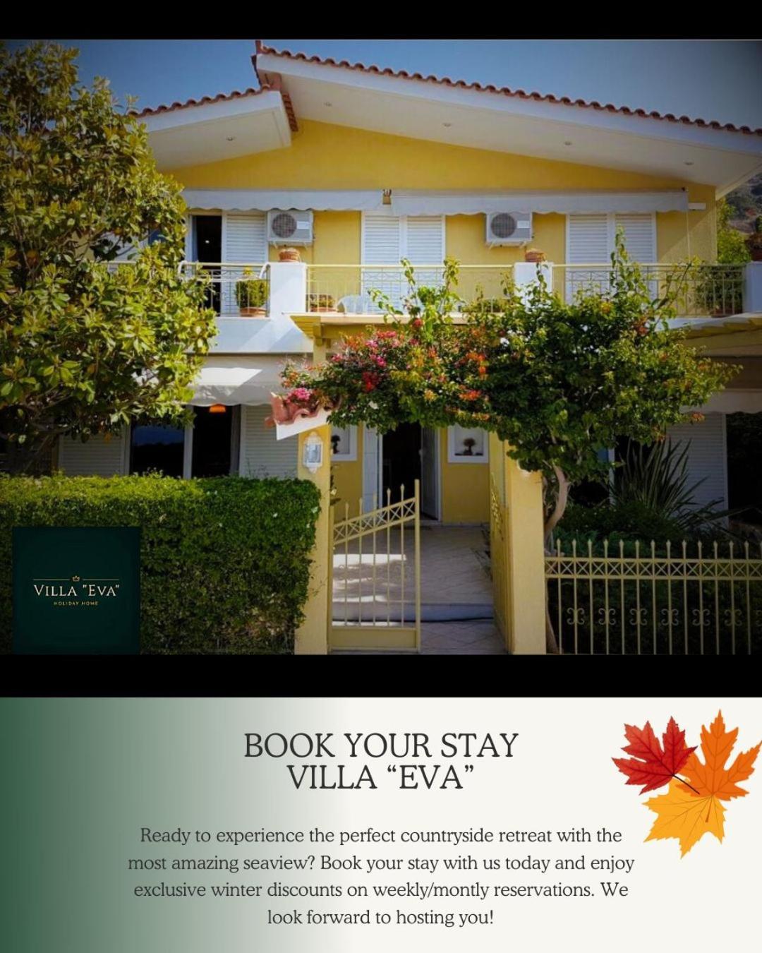 Villa "Eva" - Entire Beachfront Holiday Home - 4S Agia Marina  Eksteriør billede